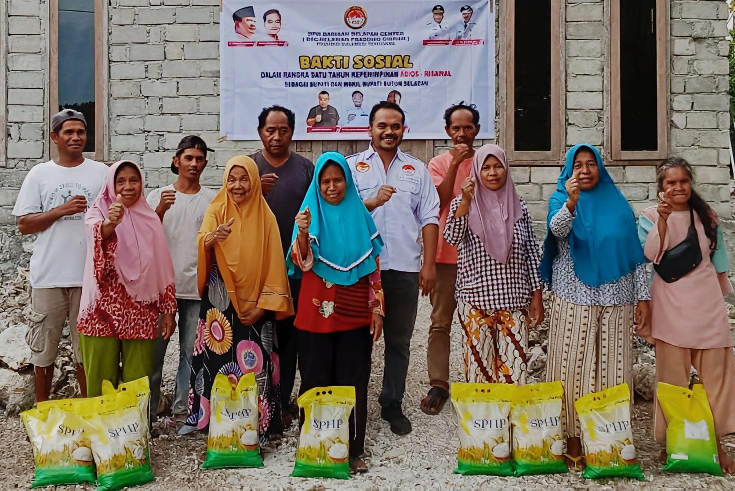 Aksi Sosial Relawan B8C Sultra Sampai Buton Selatan