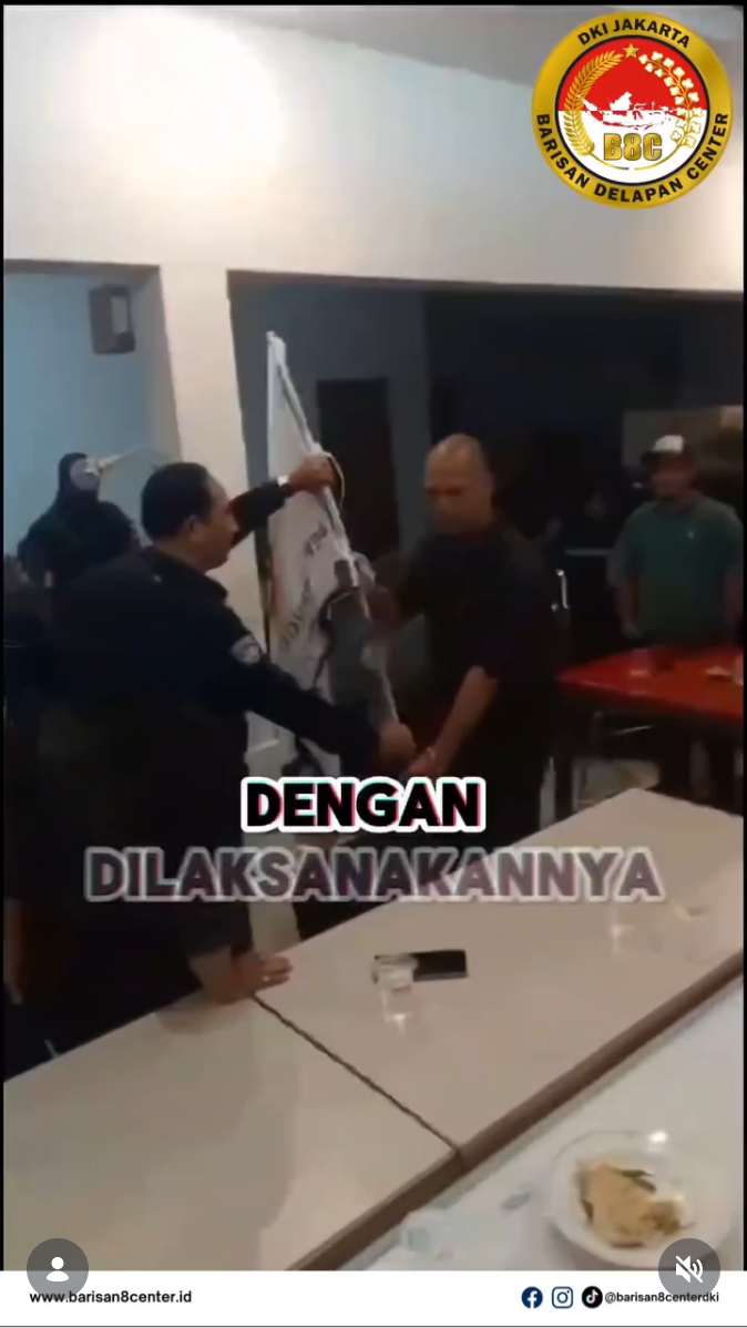 DPW Barisan Delapan Center Provinsi DKI Jakarta bersama pengurus DPD Barisan Delapan Center Jakarta Timur menggelar rapat pleno sebagai langkah konsolidasi dan penguatan organisasi.